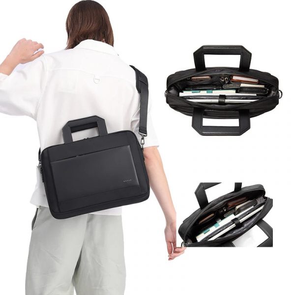 BANGE Slim 15.6" Water-Resistant Laptop Bag - Blue