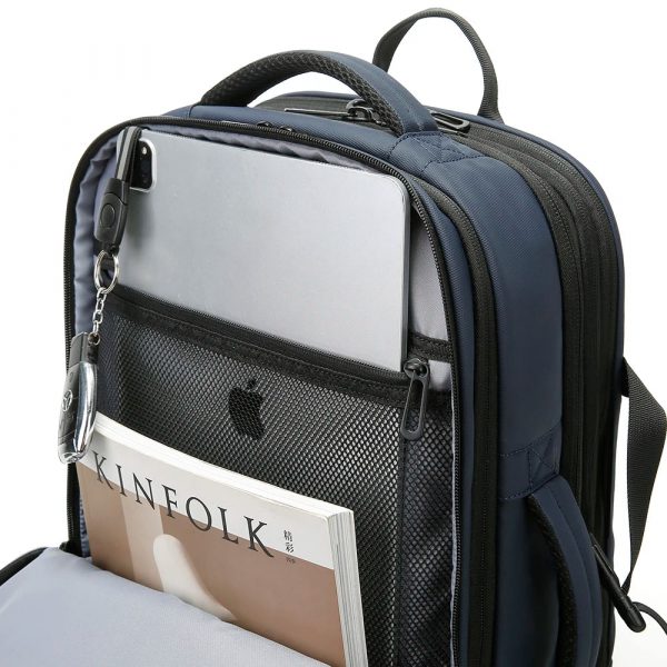BANGE Multifunction Expandable Business Travel Backpack - Grey
